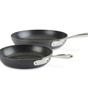 All-Clad Essentials Hard Anodized Non-Stick 2-PC Cookware Fry Pan Set
